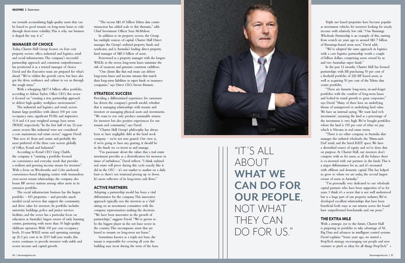 The CEO Magazine featuring David Harrison